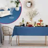 DecoHomeTextil Leinen Optik Tischdecke Dunkelblau Eckig 110 Produktbild-Vorschau 4