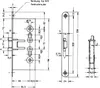 Zamek przeciwpożarowy 1009P PZ 24/65/72/9mm DIN lewy/prawy Podgląd zdjęcia produktu 8