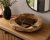 Teakholzschale Teakholz Schale Obstschale Schlüsselschale Produktbild-Vorschau 5