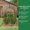 Outsunny Serre de jardin, serre à tomates, bâche renforcée, Voir les images du produit 6