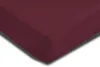 2 Spannbettlaken  bordeaux 140x200 cm - 160x200 cm Produktbild-Vorschau 3