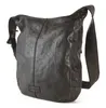 HAROLD'S Leder Schultertasche Submarine Pouch Up Black Produktbild-Vorschau 2