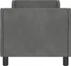 Kinderbettgestell mit Kopfteil Dunkelgrau 70 x 140 cm Samt Produktbild-Vorschau 5