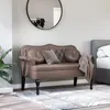 vidaXL lavica Chesterfield hnedá 120,5 x 65 x 75 cm Náhľad obrázku produktu 3