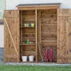 AXI Olivier Gartenschrank aus Holz in Braun | Geräteschrank Produktbild-Vorschau 2
