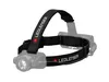 A black headlamp with the brand name 'LEDLENSER' printed on the strap. Produktbild-Vorschau