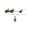 Sluban Army WW2 M38-B0853 Aliancki jeep i działo Podgląd zdjęcia produktu 7