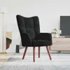 vidaXL Fauteuil relax noir velours Voir les images du produit 1