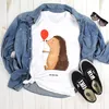 Mr. & Mrs. Panda Größe M T-Shirt Igel Luftballon - Weiß - Produktbild-Vorschau 2