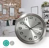 Nedis CLWA010MT30SR, Ściana, Okrągły, Srebrny, Stal Podgląd zdjęcia produktu 2
