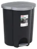 Odpadkový koš na třídění odpadků 3 kontejnery s pedálovým Náhled obrázku produktu 12
