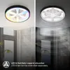 Ventilatore da soffitto con luce telecomando Ø48cm rotondo Anteprima dell’immagine prodotto 4
