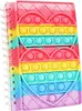 Blocco note A5 Pop It per bambini Anti-stress Arcobaleno Anteprima dell’immagine prodotto 1