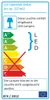 An energy efficiency label for a light fixture. Produktbild-Vorschau