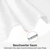 Duschvorhang 200x200cm Reinweiß Antischimmel Produktbild-Vorschau 6