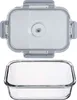 A glass food container with its lid separated, shown against a white background. Anteprima dell’immagine prodotto