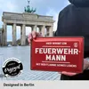 Blechschild - Hier wohnt ein Feuerwehrmann mit der Flamme Produktbild-Vorschau 4