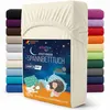 EllaTex Jersey Kinder Spannbettlaken 70x140 Baumwolle – Produktbild-Vorschau 1