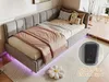 INONEFT Polsterbett90x200 mit LED und USB/C,Jugendbett mit Produktbild-Vorschau 4
