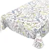 Tischdecke Wachstuch Blumen Weiß Robust Wasserabweisend Produktbild-Vorschau 4