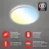 LED Deckenleuchte CCT WiFi Bluetooth App 24W silber Produktbild-Vorschau 3