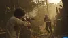 Two people in a jungle setting, one aiming a rifle at the other. Produktbild-Vorschau
