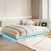 INONEFT  Polsterbett 140x200cm mit LED- und Produktbild-Vorschau 1