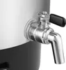 A close-up shot of a metal faucet on a large container. Produktbild-Vorschau