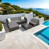 tectake® Aluminium Rattan Lounge wetterfest und Produktbild-Vorschau 8