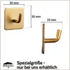 DEKAZIA® 4er-Set Klebehaken Gold – Garderobenhaken, Produktbild-Vorschau 7