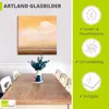 ARTland Glasbild Höhenflug Größe: 30x30 cm Produktbild-Vorschau 3