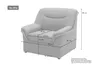 DOMO Collection Sessel Berlin FK, Polstersessel mit Produktbild-Vorschau 4