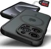 Hülle MagSafe Case Matt Schwarz Magnet Cover Schutz Bumper Produktbild-Vorschau 1