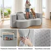 Sofa 3-Sitzer mit Schlaffunktion, 196 cm Komfortables Produktbild-Vorschau 5