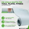 Tunturi Dicke Yogamatte 8mm - Rutschfest Gymnastikmatte  - Produktbild-Vorschau 2