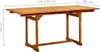 vidaXL Tavolo da pranzo da giardino (120-170)x80x75 cm in Anteprima dell’immagine prodotto 8