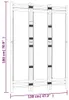 vidaXL Paravent pliable 3 pièces 120 cm bambou et toile Voir les images du produit 8