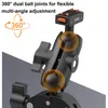 Držák na řídítka motocyklu s otočnou hlavou o 360°; Náhled obrázku produktu 3