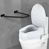 A toilet seat riser and a grab bar are shown in a bathroom setting. Anteprima dell’immagine prodotto