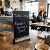 Informationsständer aus Holz für einen Tisch, doppelseitige Produktbild-Vorschau 4