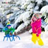 KOTARBAU® Kinderschlitten mit Zugseil 30 x 60 x 20 cm Blau Produktbild-Vorschau 4