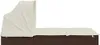 2-Personen-Sonnenliege mit Dach Braun 213x118x97 Poly Produktbild-Vorschau 7