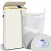 VOUNOT® Wäschekorb mit Deckel & Wäschesäcke 100L Faltbarer Produktbild-Vorschau 1
