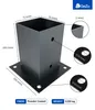 GeZu Impex Aufschraubbodenhülse 71 x 71 mm Anthrazit Produktbild-Vorschau 2