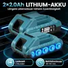 Mini Kettensäge mit 2 Akku,4000mAh/21V Kleine Kettensäge Produktbild-Vorschau 3