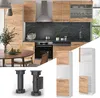 Herdumbauschrank Vicco Fame-Line Goldkraft Eiche 60 cm mit Produktbild-Vorschau 4