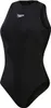 A black Speedo swimsuit shown from the side. Produktbild-Vorschau