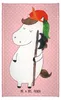 Mr. & Mrs. Panda Handtuch Einhorn Junge - Rot Pastell - Produktbild-Vorschau 1