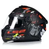LS2 FF808 Stream II casque intégral noir rouge mat angry Voir les images du produit 2