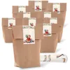 25 braune natur weihnachtliche Verpackung Geschenk-Tüten Produktbild-Vorschau 5